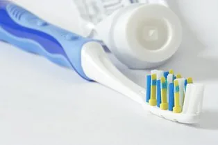 toothbrush and toothpaste